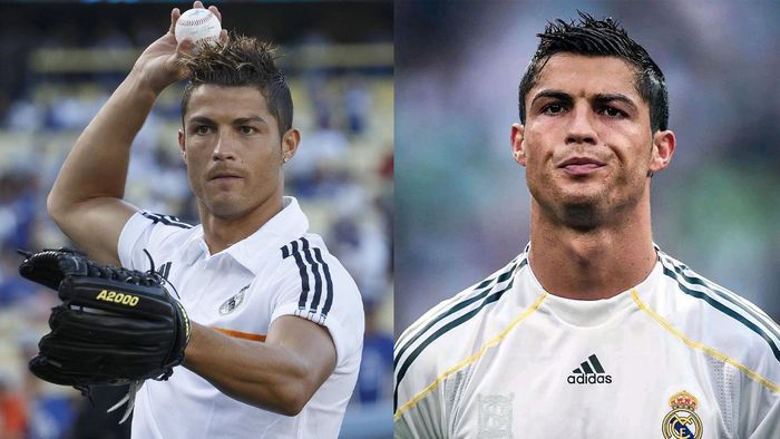 Các kiểu tóc của Ronaldo - Tóc vuốt dựng